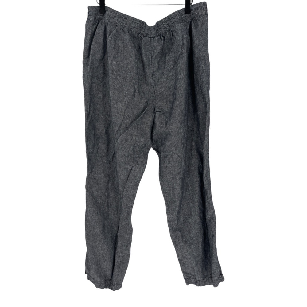 Croft & Barrow Cotton Linen Drawstring Joggers Grey Size XL - Picture 7 of 7